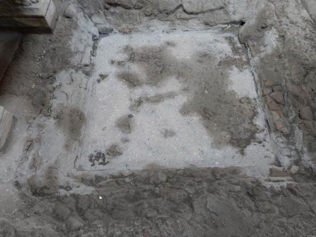 VI.15.8 Pompeii. May 2015. Impluvium base in atrium. Photo courtesy of Buzz Ferebee.