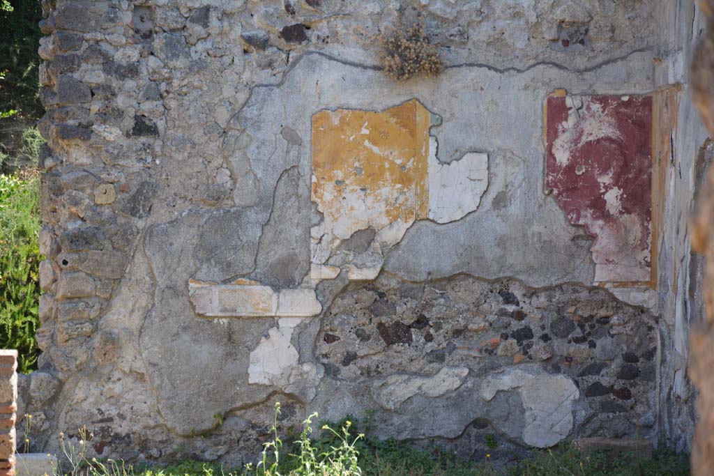 VI.16.19 Pompeii. July 2017. Room J, detail from east wall.
Foto Annette Haug, ERC Grant 681269 DCOR.
