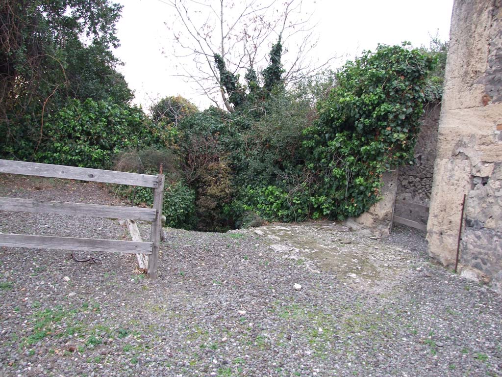 VI.17.13 Pompeii. December 2007. Looking north-west to doorway to second room on north side of the atrium.