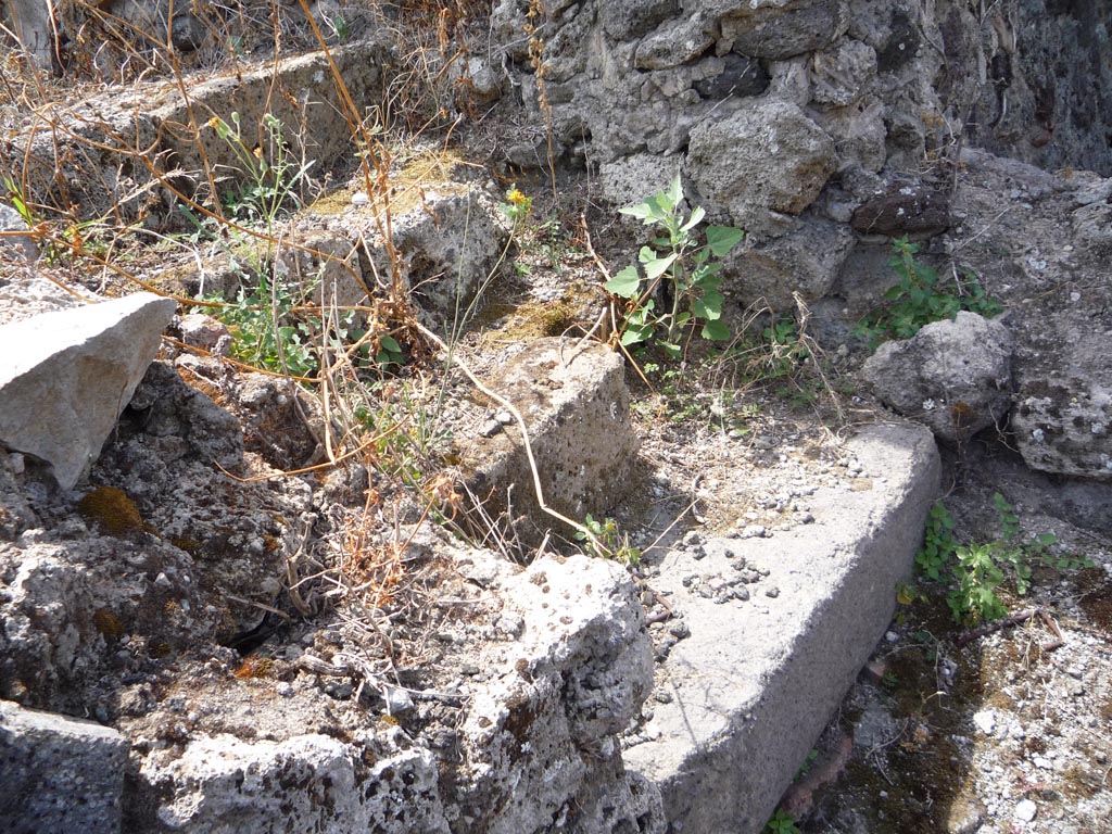 VII.1.36 Pompeii. October 2009. Top of stairs. Photo courtesy of Jared Benton.