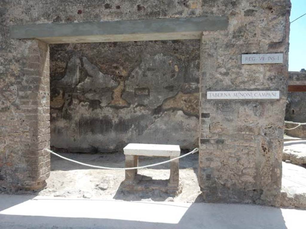 VII.1.41 Pompeii. May 2017. Looking south to entrance. Photo courtesy of Buzz Ferebee.