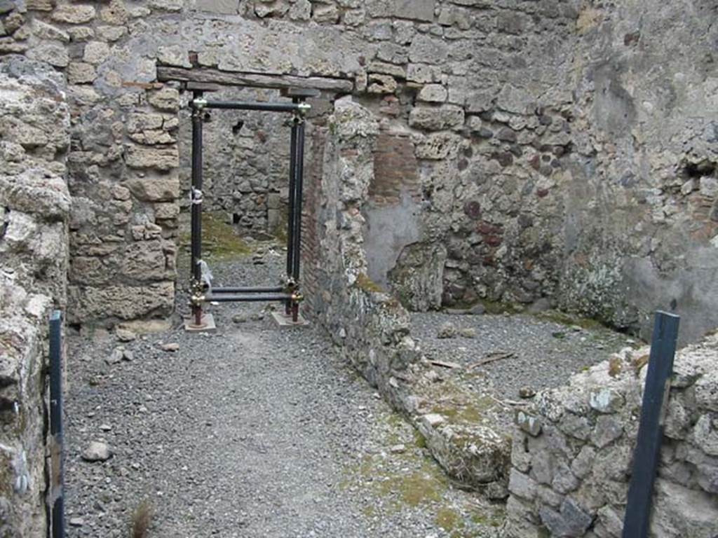 VII.1.45 Pompeii. May 2003. Looking east towards rear rooms. Photo courtesy of Nicolas Monteix