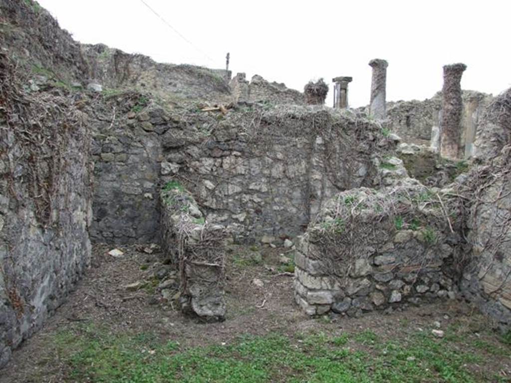 VII.2.9 Pompeii. December 2007. Two rear rooms on west side of shop. 