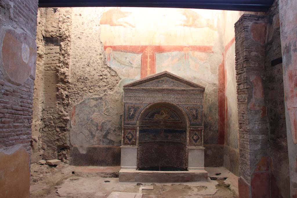 VII.2.45 Pompeii, September 2017. Looking north across garden area towards fountain. Photo courtesy of Klaus Heese.