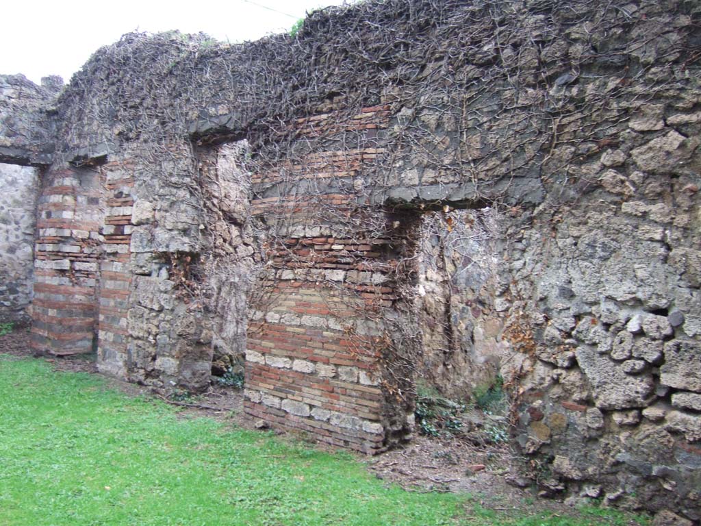 VII.2.51 Pompeii. December 2005. East side of the atrium.