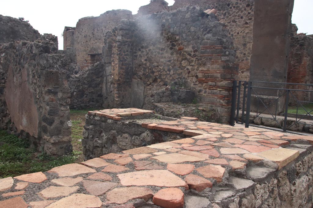 VII.3.1 Pompeii. October 2023. Looking south-west across counter. Photo courtesy of Klaus Heese.