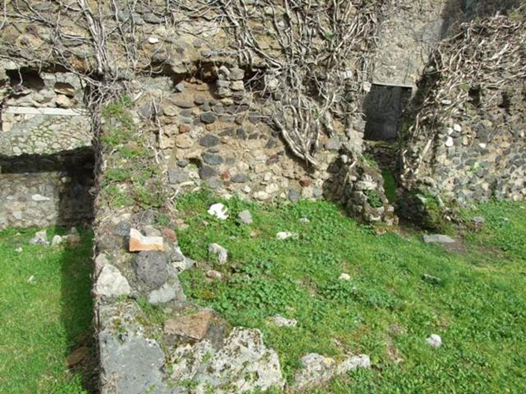 VII.3.4 Pompeii. March 2009.  Second small cubiculum on east side.