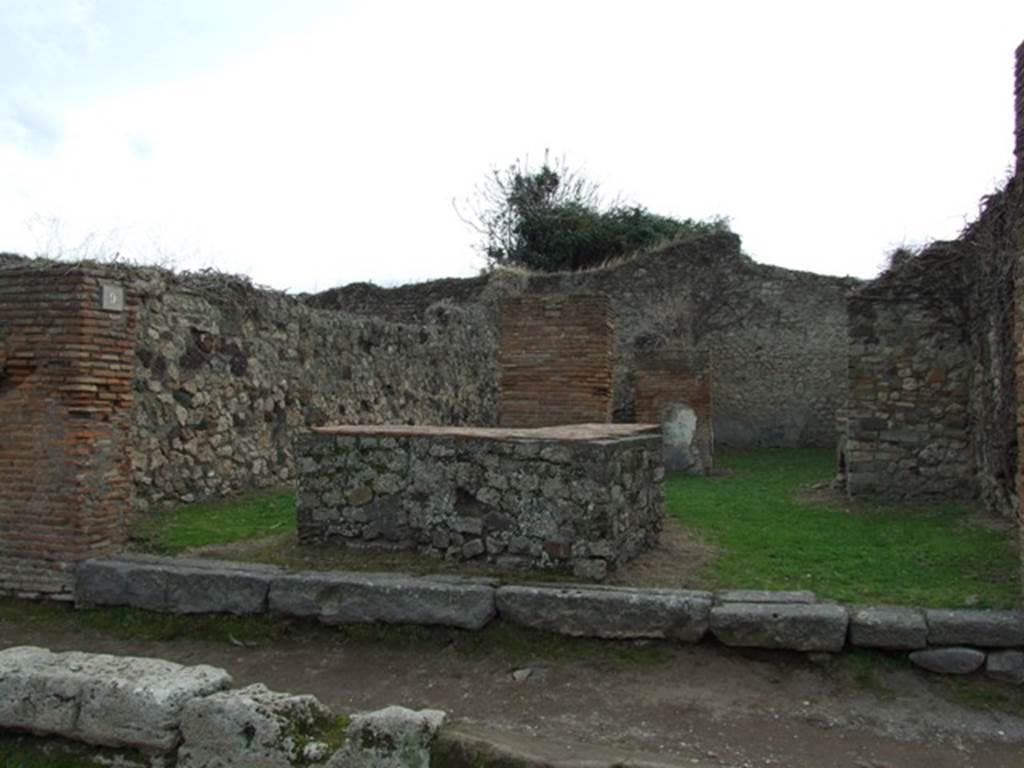 VII.3.9 Pompeii. December 2007. Entrance.