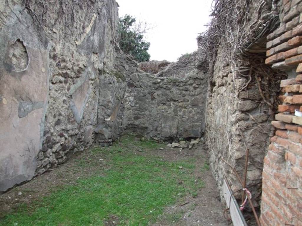 VII.3.17 Pompeii. December 2007. West wall.