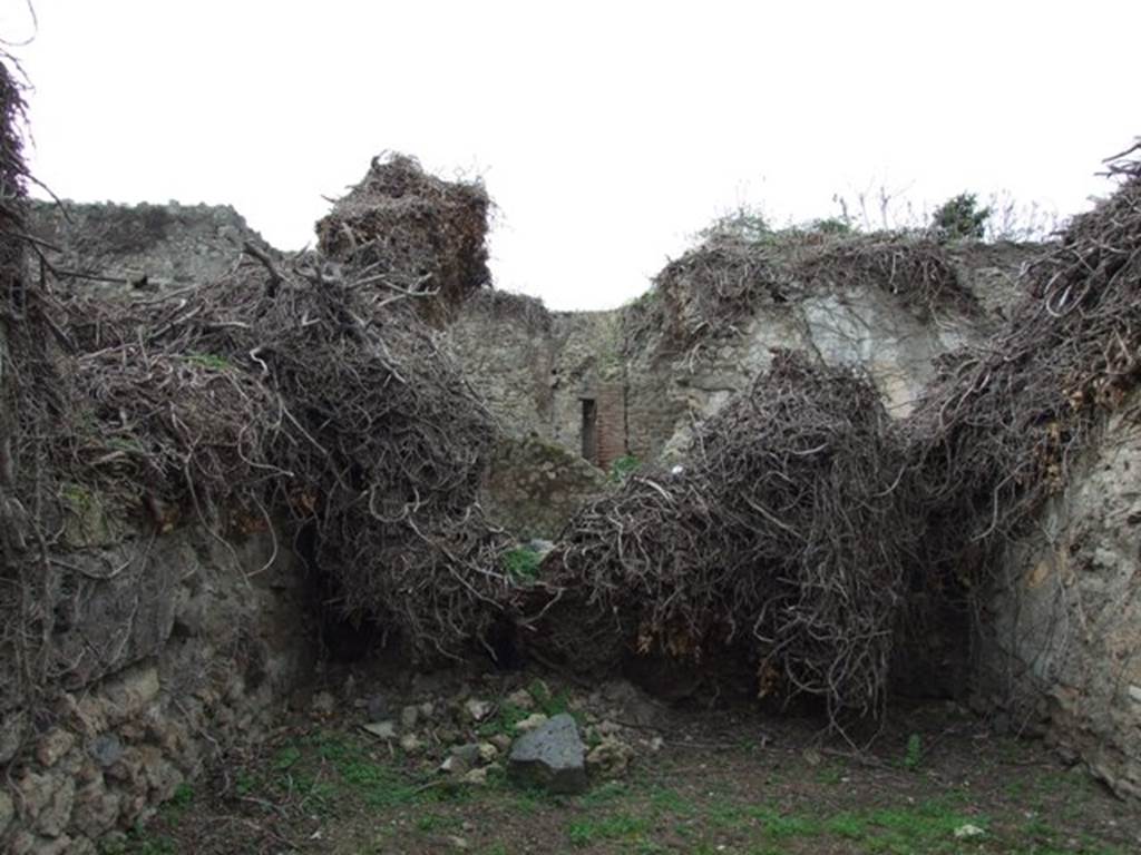 VII.3.20 Pompeii.  Shop.  December 2007.  West wall.