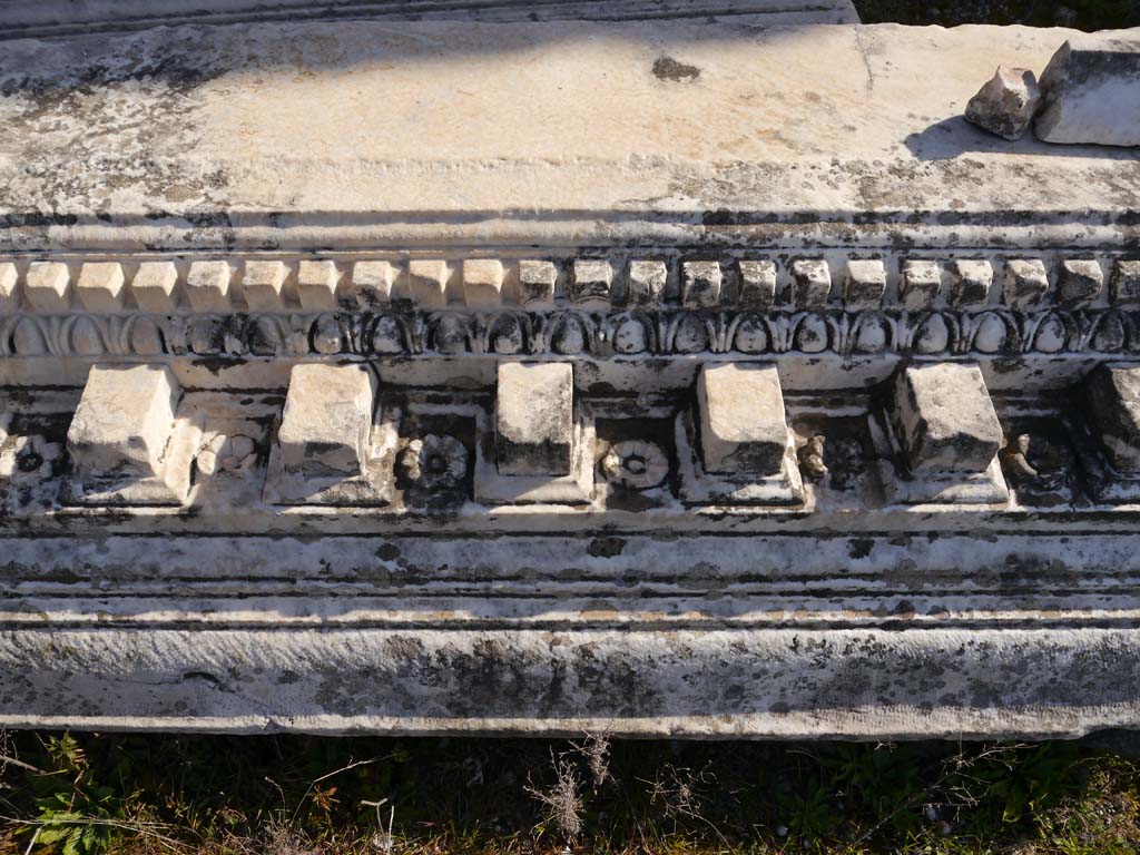 VII.4.1, Pompeii. March 2019. Detail of item from Temple.
Foto Anne Kleineberg, ERC Grant 681269 DÉCOR.
