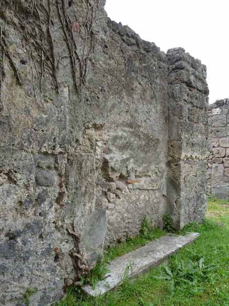 VII.4.31 Pompeii. May 2010. Room 2, south-east corner of atrium.