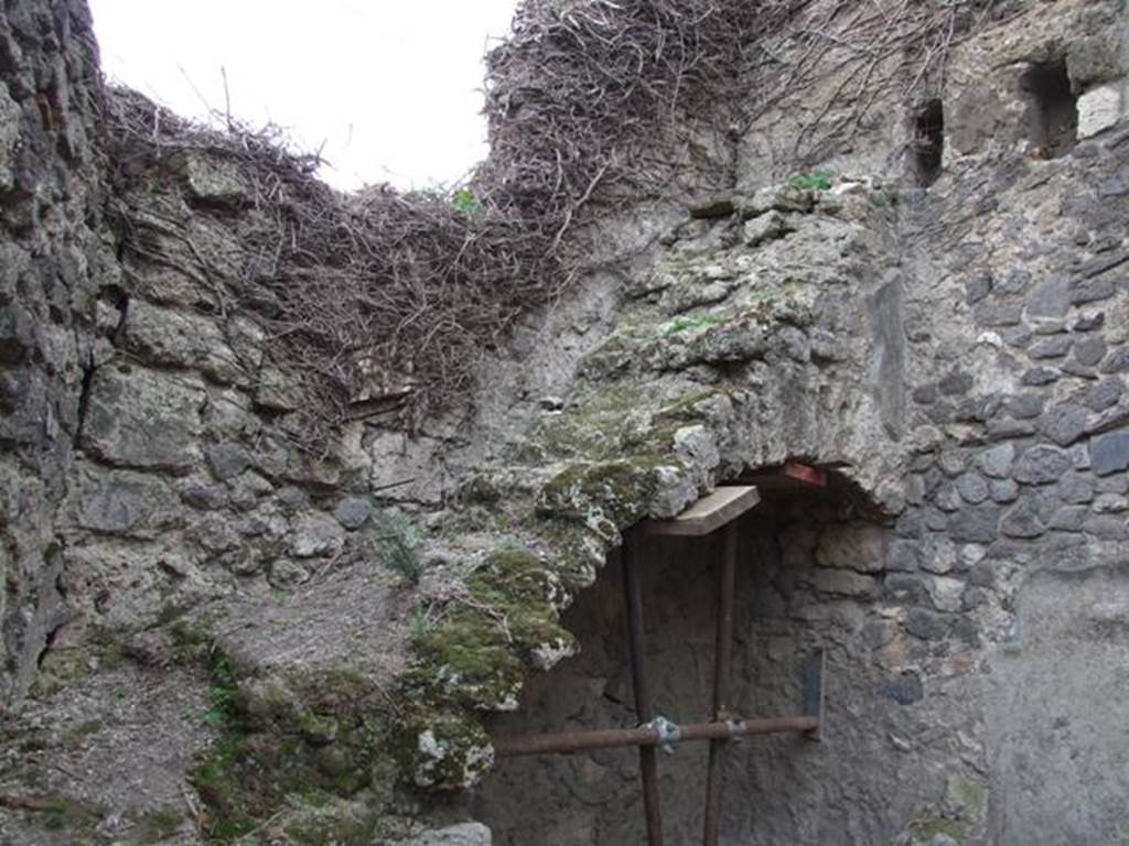 VII.4.36 Pompeii.  December 2007.  Upper part of staircase to upper floor.