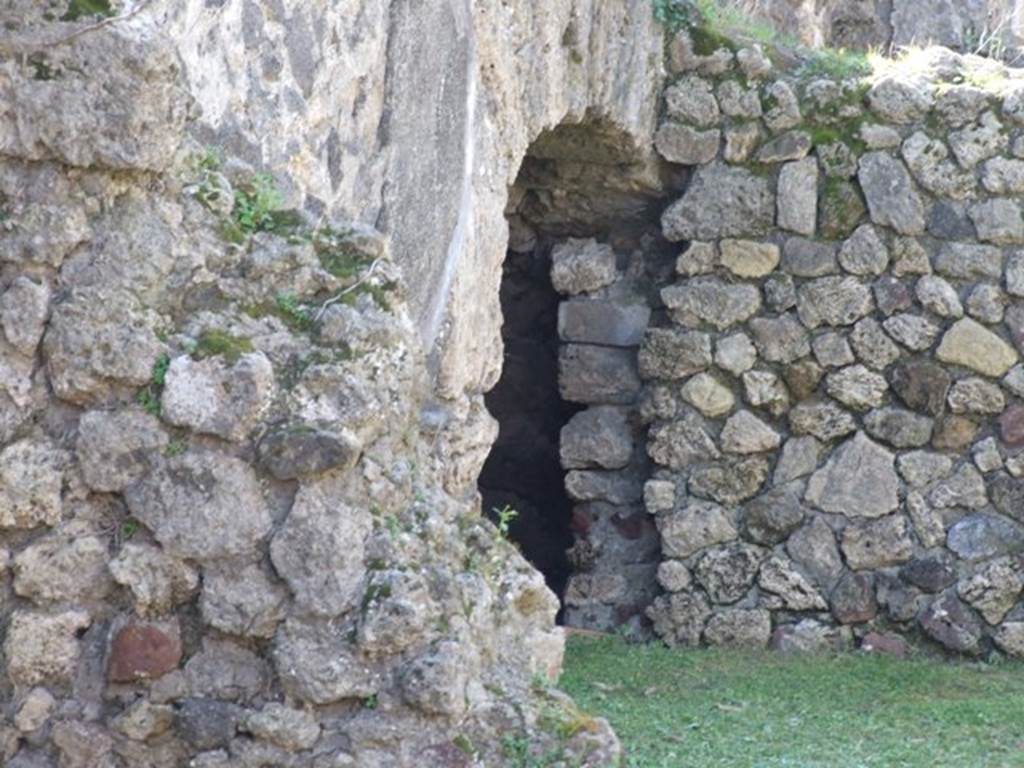 VII.4.39 Pompeii. March 2009.  Arched recess in south west corner.