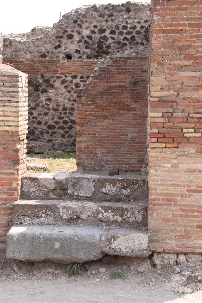 VII.6.13 Pompeii. September 2021. 
Looking south to steps to upper floor. Photo courtesy of Klaus Heese.
