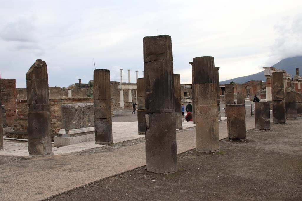 VII.8 Pompeii Forum. October 2020. Looking north-west from south-east corner. Photo courtesy of Klaus Heese. 