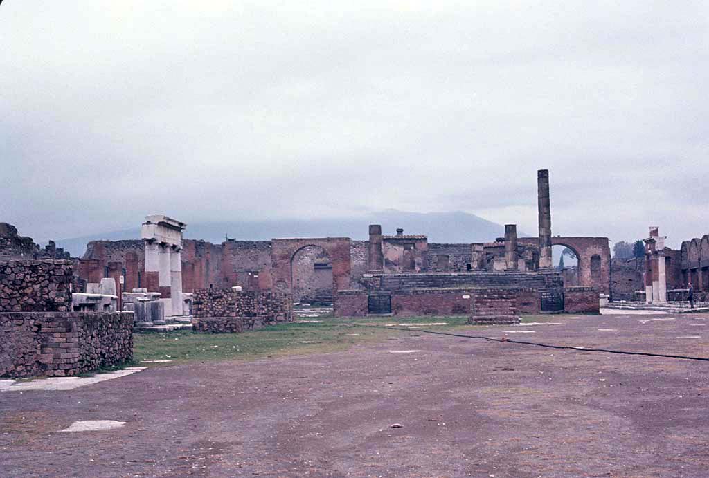 VII.8. Pompeii. November 1966. Looking north-west across the Forum. Photo courtesy of Rick Bauer.