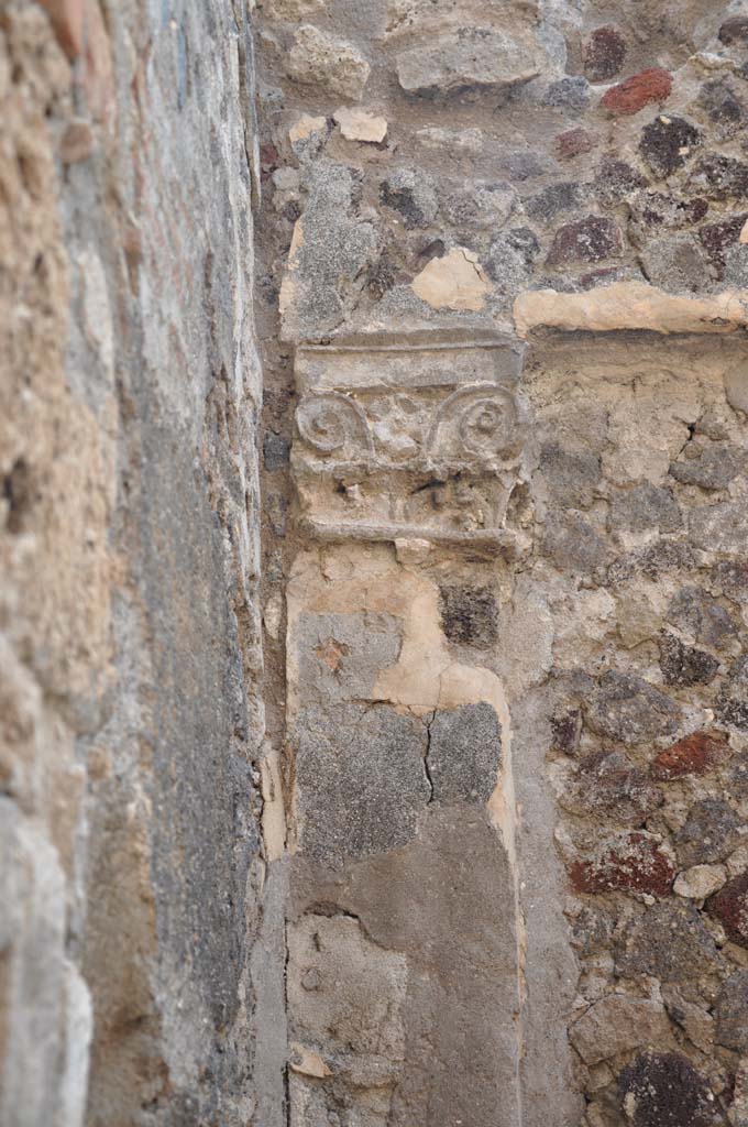 VII.8.01 Pompeii. March 2019. Looking towards north end of east wall.
Foto Anne Kleineberg, ERC Grant 681269 DÉCOR.
