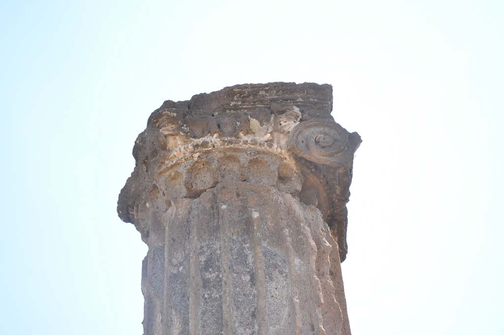 VII.8.01 Pompeii. July 2017. Detail of capital and column from east side of Temple.
Foto Anne Kleineberg, ERC Grant 681269 DÉCOR.
