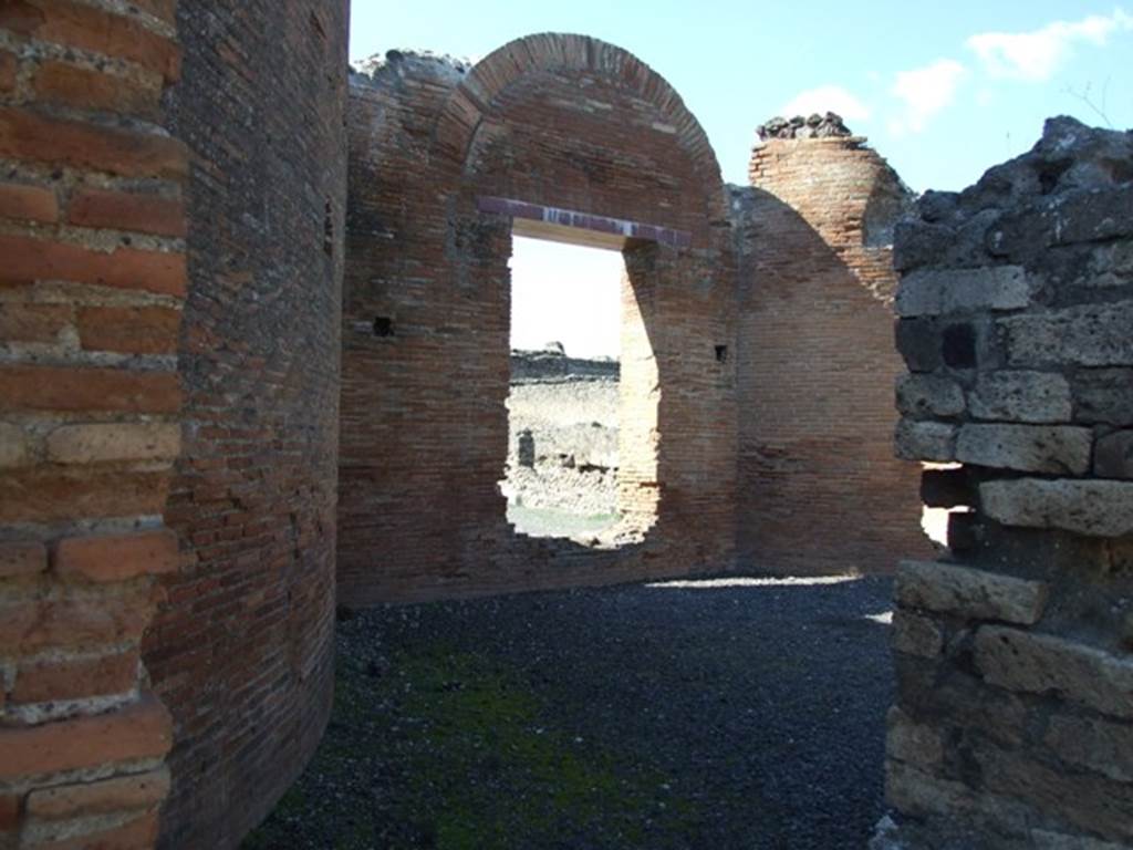 VII.9.1 Pompeii. March 2009. Looking west from east corridor 12 into light court 11.