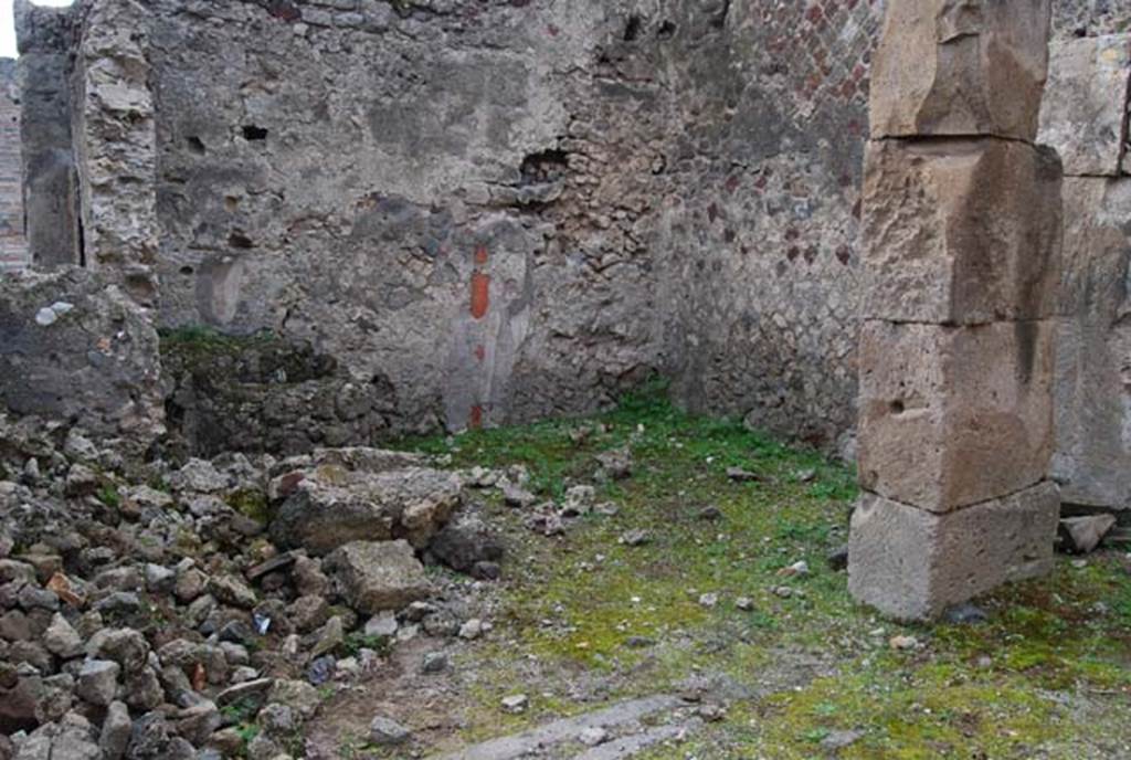 VII.9.46 Pompeii. February 2008. Looking towards the south-west corner. Photo courtesy of Nicolas Monteix.

