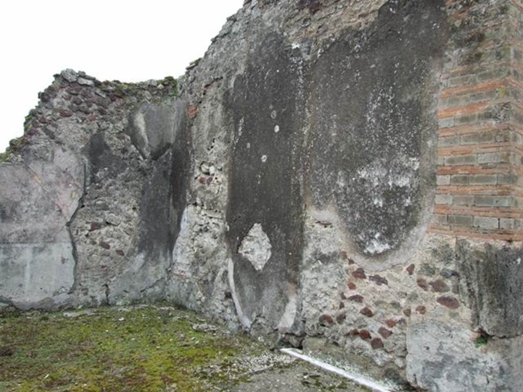 VII.9.47 Pompeii.  March 2009.  Room 5.  Ala on east side of atrium.  South east corner.