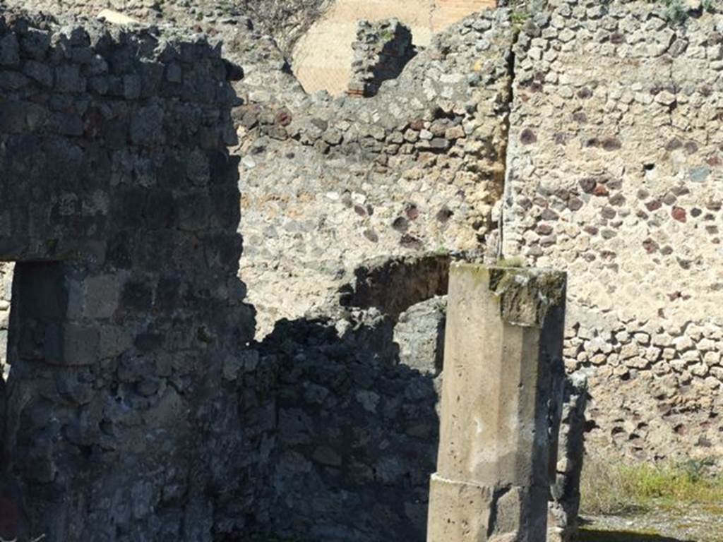 VII.9.60 Pompeii. March 2009. West side of peristyle.