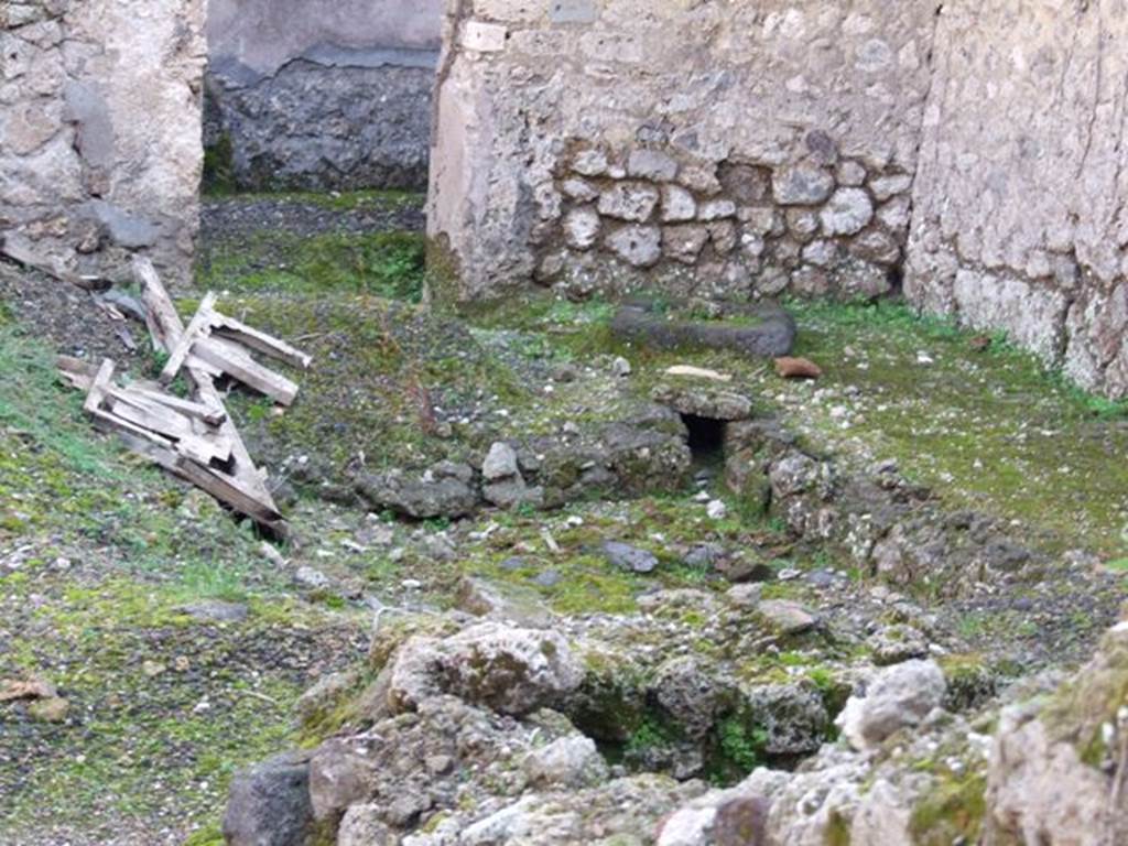 VII.11.2 Pompeii. December 2007. Masonry impluvium in atrium. 