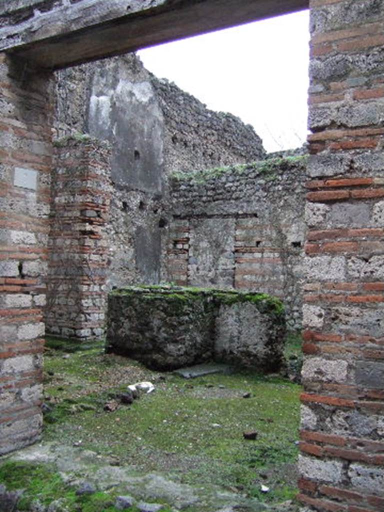 VII.11.7 Pompeii. December 2005. Entrance, looking south-east.