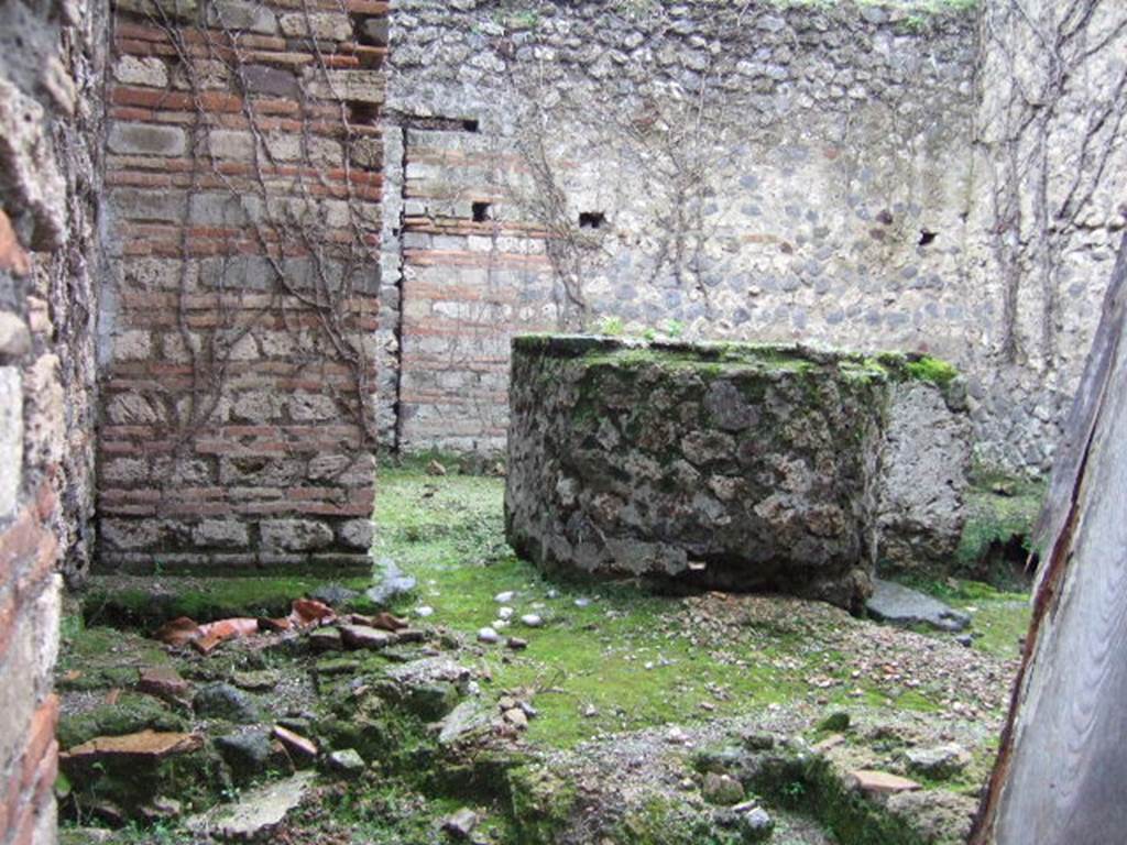 VII.11.7 Pompeii. December 2005. Looking south from VII.11.8.  

