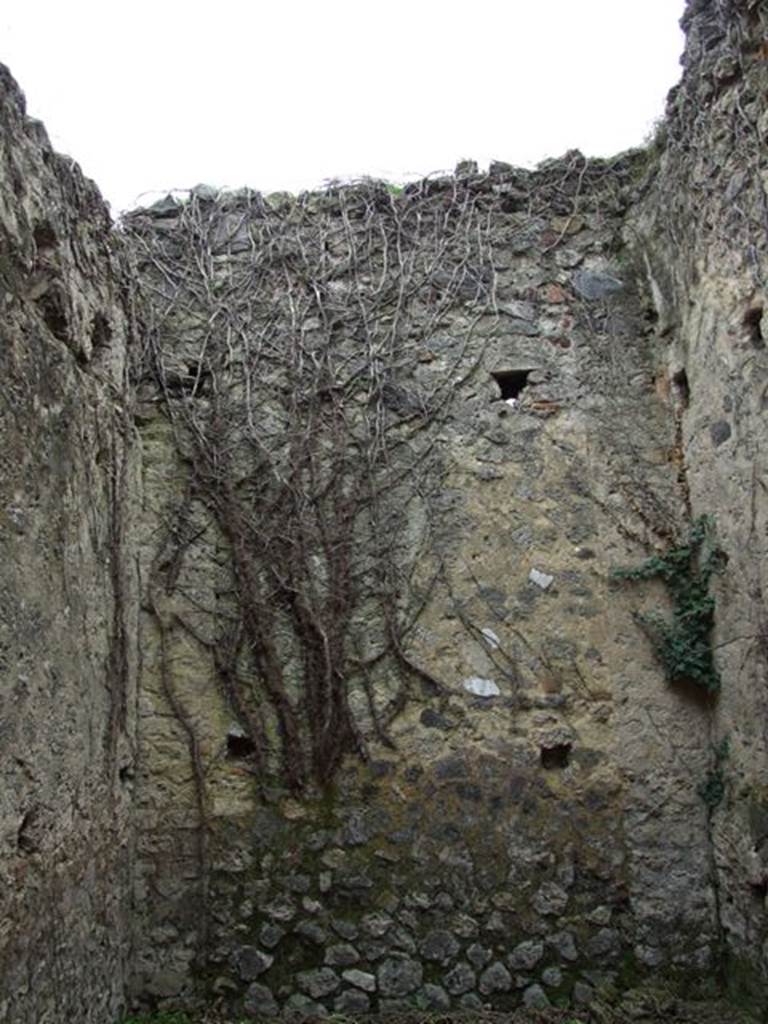 VII.11.14 Pompeii.  March 2009. Garden B. East wall of small room.