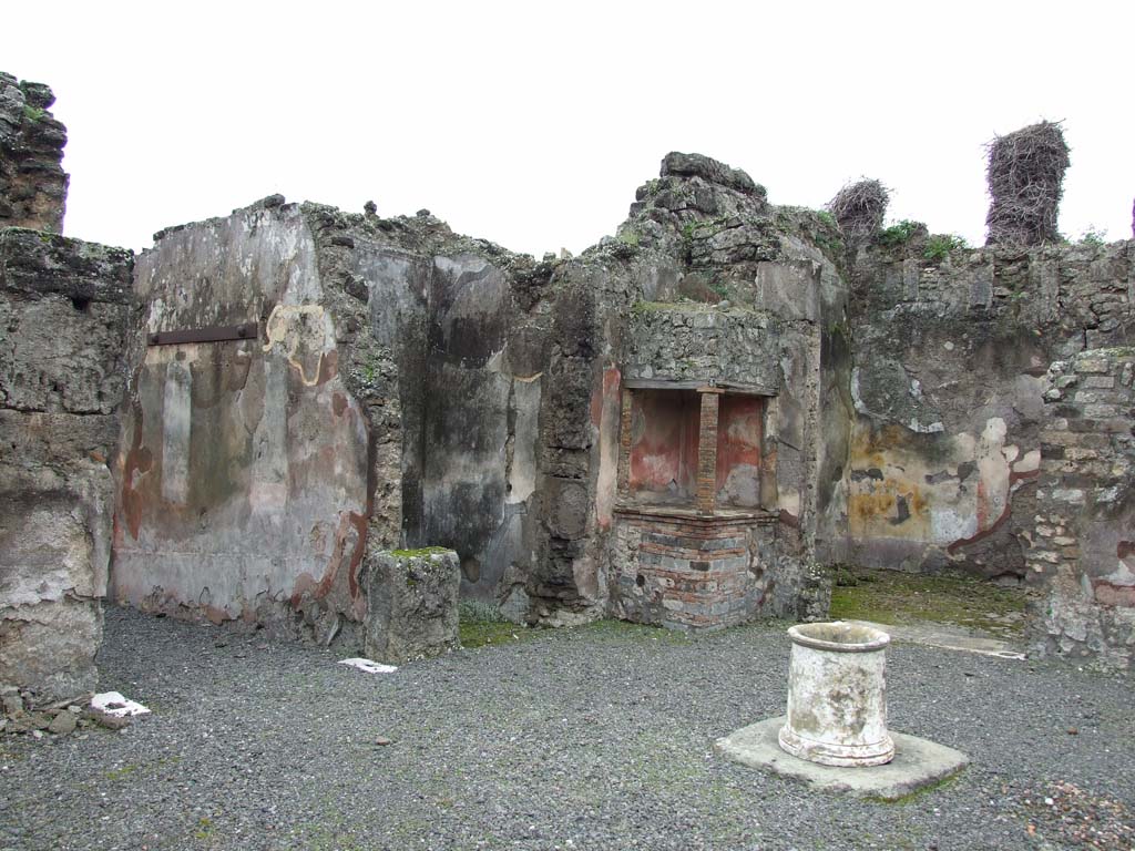 VII.14.5 Pompeii. March 2009. Room 1, looking south-west in atrium.