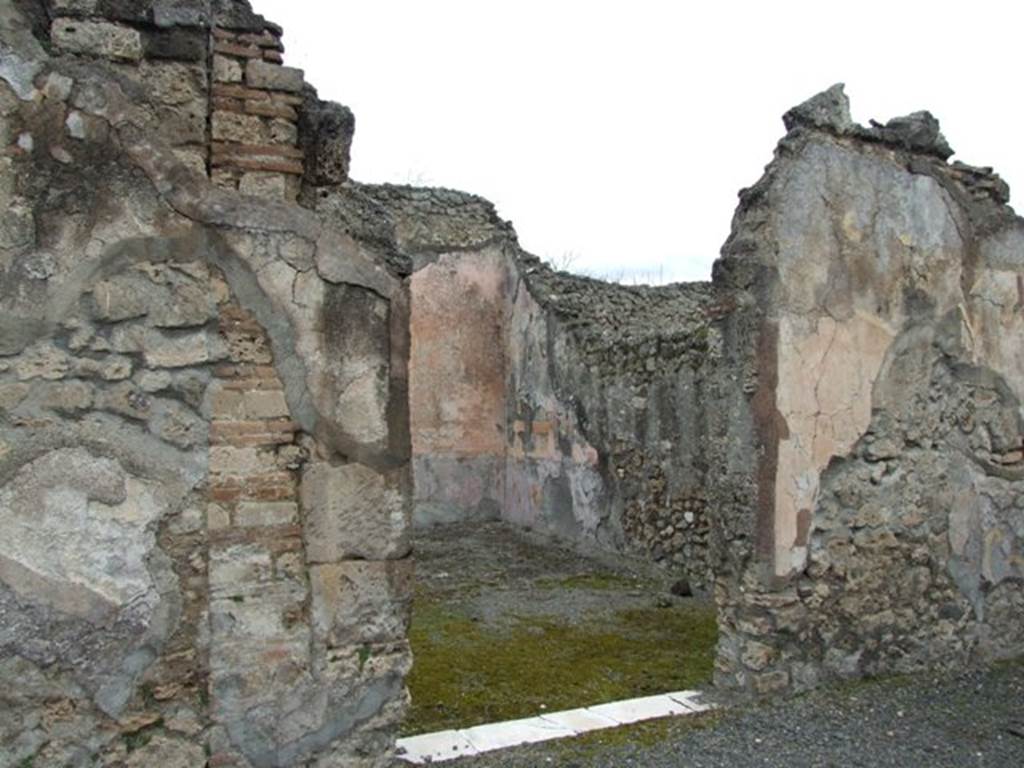 VII.14.5 Pompeii.  March 2009.  Doorway to Room 10.