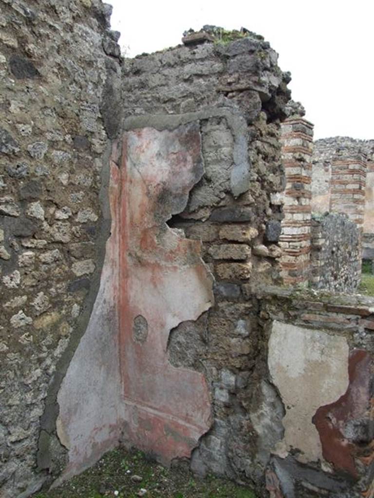 VII.14.5 Pompeii.  March 2009. Room 13. North west corner.