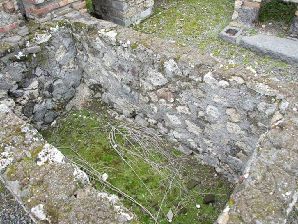 VII.14.5 Pompeii.  March 2009. Room 21.  Basin or tank.