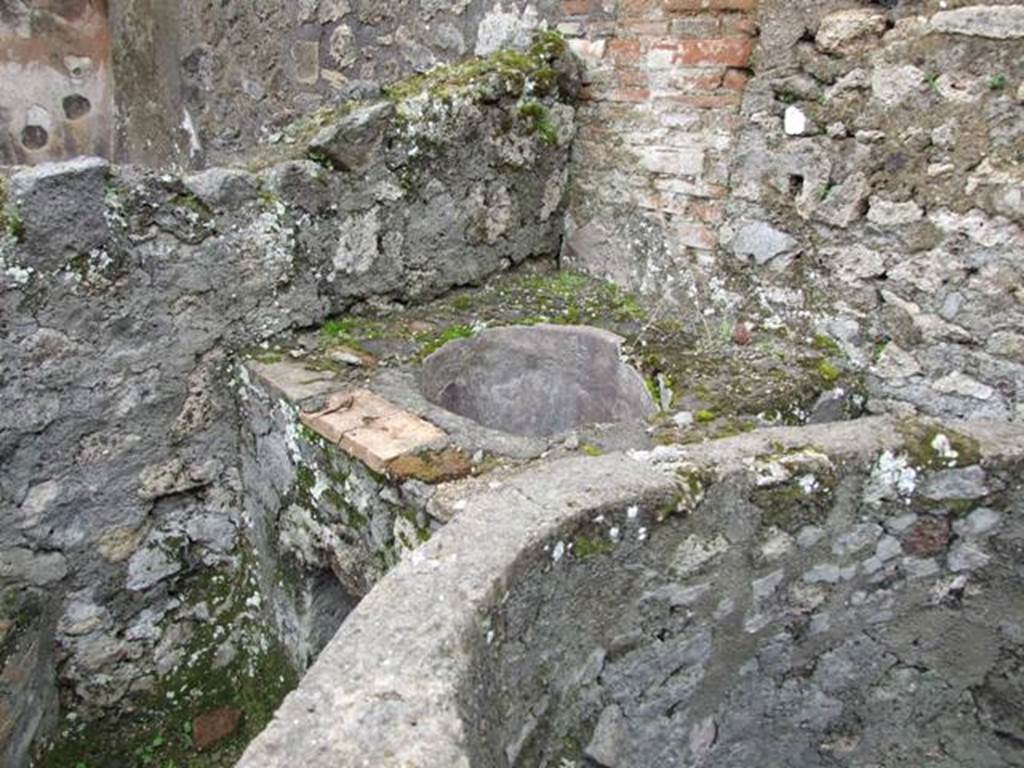 VII.14.5 Pompeii.  March 2009.  Room 23.  South west corner.