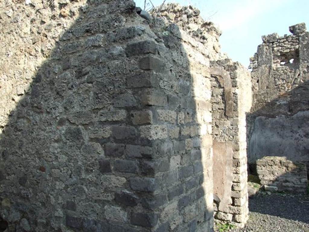 VII.14.19 Pompeii. December 2007. Looking east from entrance towards north side.