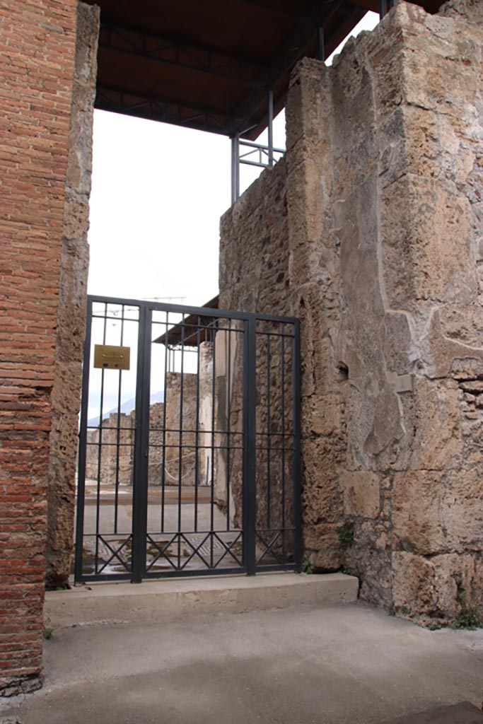 VII.15.2 Pompeii. May 2024. Entrance doorway. Photo courtesy of Klaus Heese.