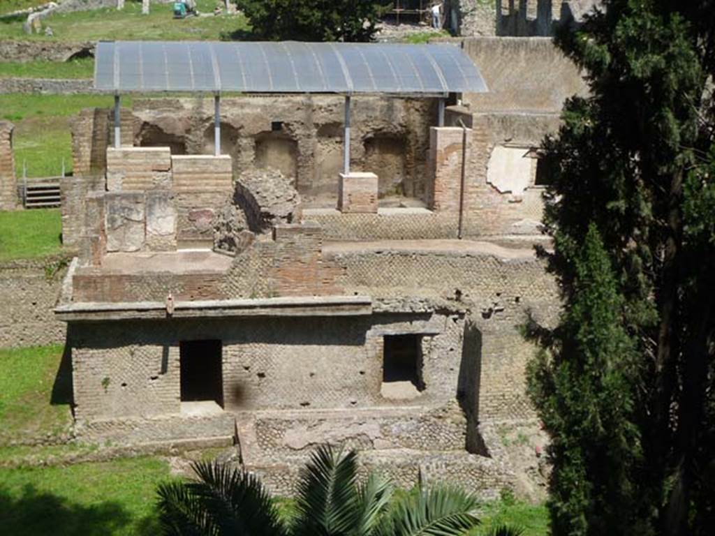 VII.16.a Pompeii. May 2011. Looking east towards rooms at north end of Suburban Baths. 
Photo courtesy of Michael Binns.
