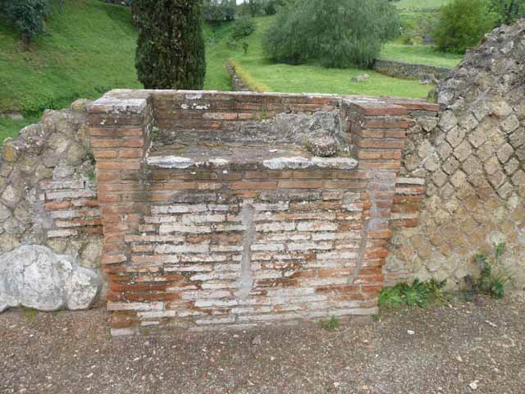 VII.16.a Pompeii. May 2010. North wall of room at the north end of courtyard c.