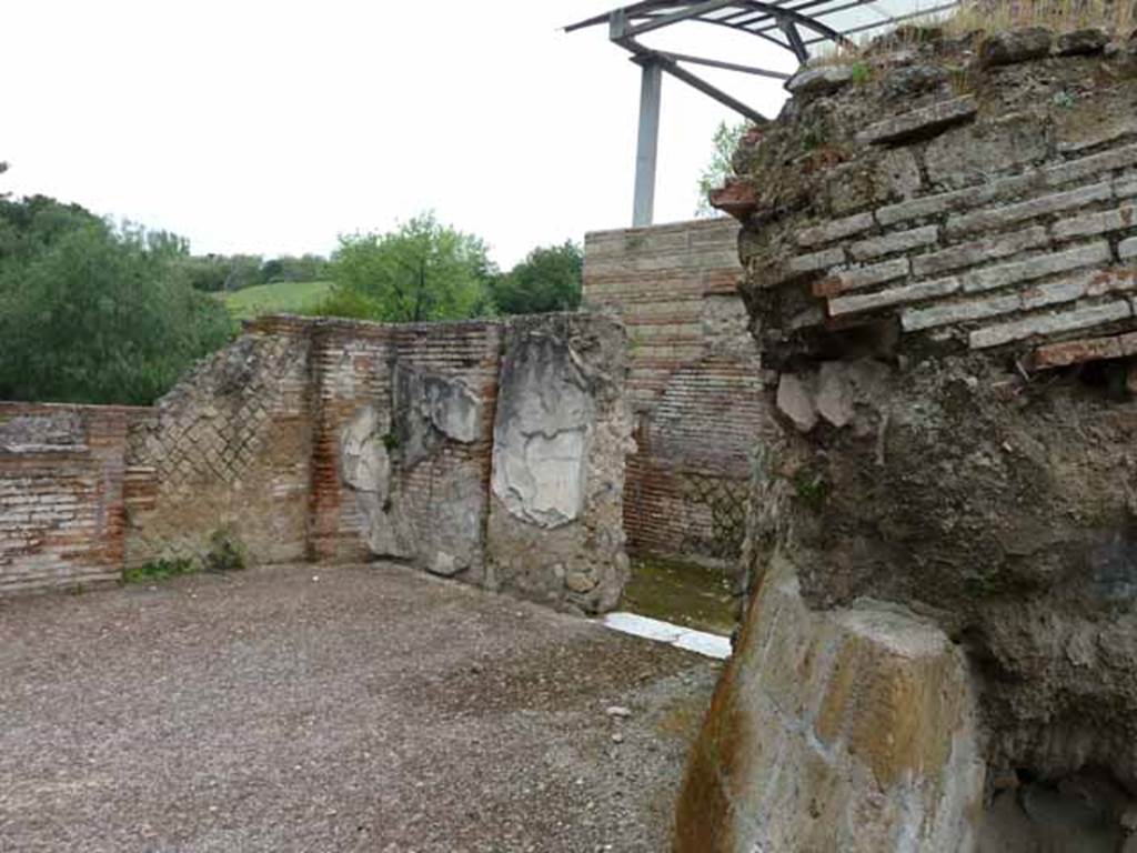 VII.16.a Pompeii. May 2010. Room at the north end of courtyard c, with remains of debris.