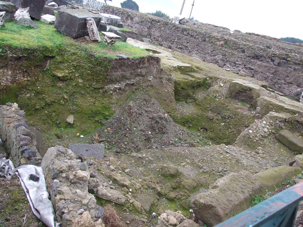 VIII.1.3 Pompeii. December 2007. Looking west from centre of north side.