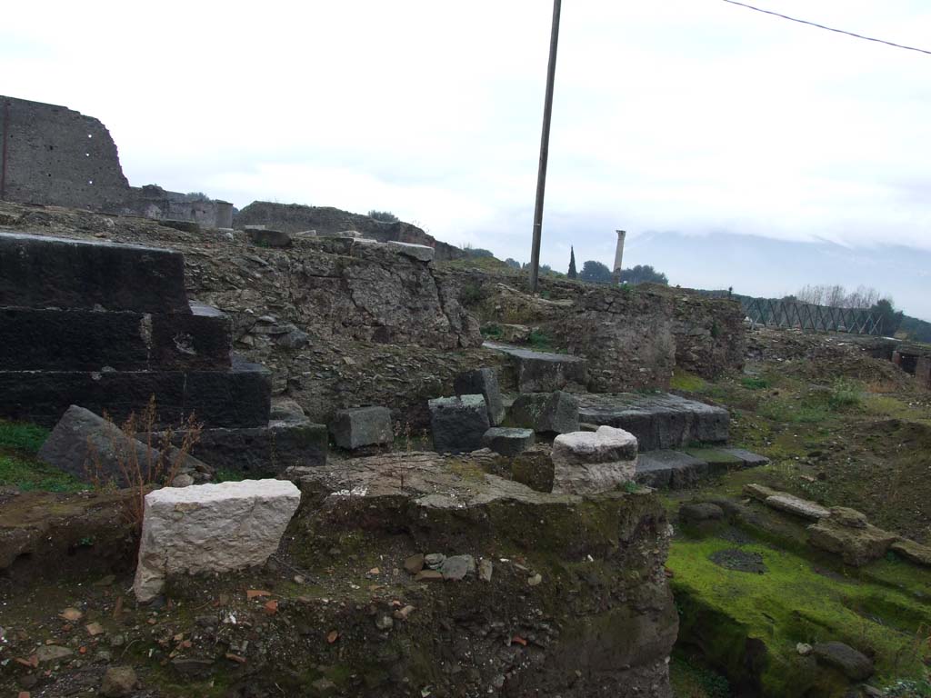 VIII.1.3 Pompeii. December 2007. Looking south-east from the north-west corner.