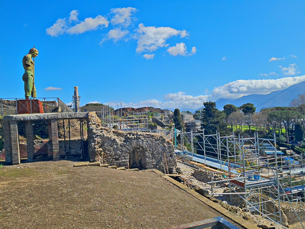 VIII.1.3 Pompeii. March 2024. Looking east from south-west corner. Photo courtesy of Giuseppe Ciaramella.