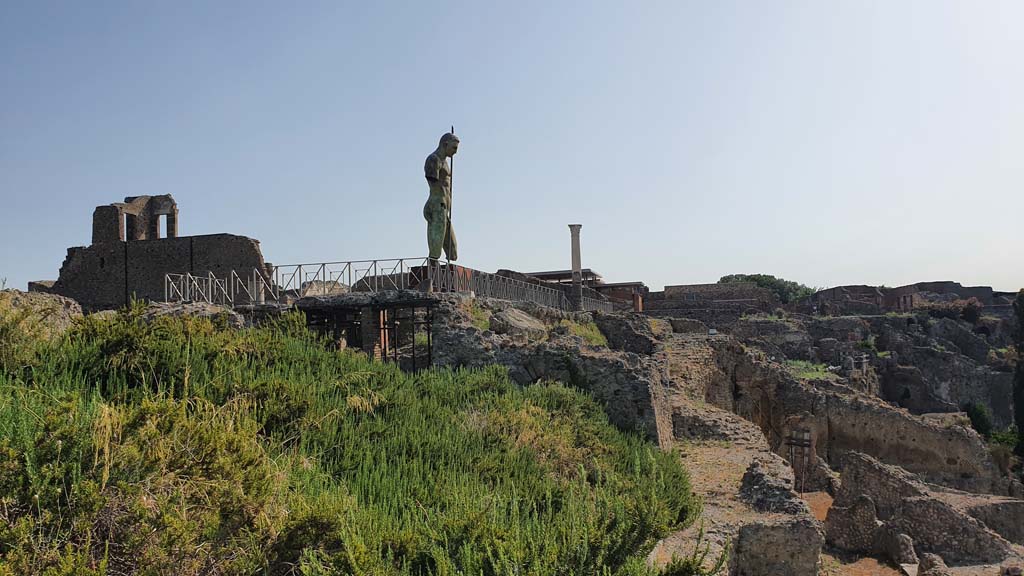 VIII.1.3 Pompeii. August 2021. Looking east from south-west corner.
Foto Annette Haug, ERC Grant 681269 DÉCOR.
