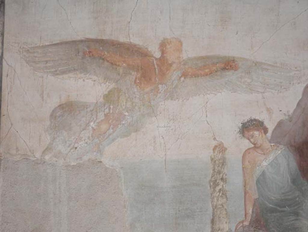 VIII.1.a, Pompeii. May 2018. Detail of painting from south wall. Photo courtesy of Buzz Ferebee.