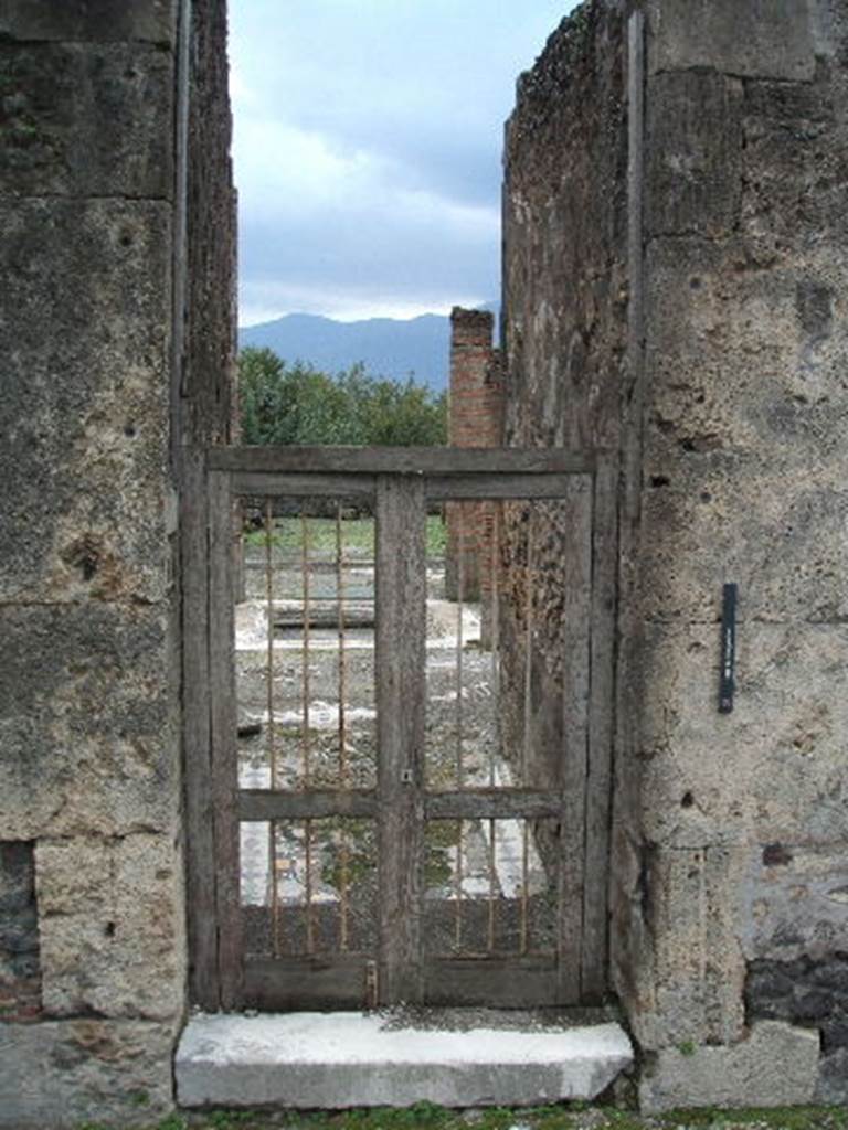 VIII.2.1 Pompeii. December 2004. Entrance doorway, looking south.