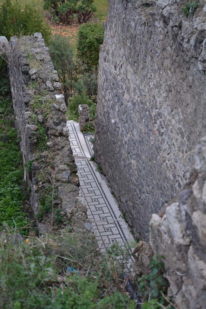 VIII.2.3 Pompeii. November 2017. Looking south to lower level and corridor belonging to VIII.2.1. 
Foto Annette Haug, ERC Grant 681269 DÉCOR.
