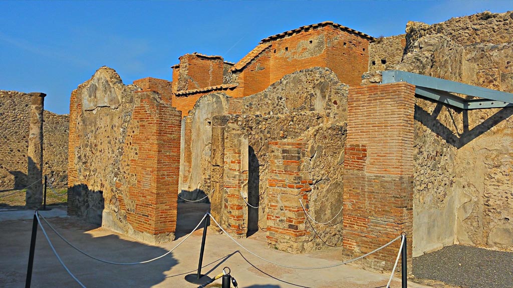 VIII.2.13 Pompeii. 2017/2018/2019. Looking towards north-west corner of atrium. Photo courtesy of Giuseppe Ciaramella.