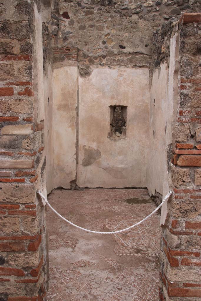 VIII.2.13 Pompeii. October 2020. 
Looking north through doorway to room on north side of atrium, next to triclinium.
Photo courtesy of Klaus Heese.
